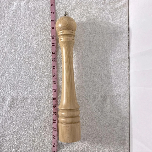 Vintage Trudeau 16” Blonde Wood Pepper Grinder Pepper Mill - Picture 14 of 14